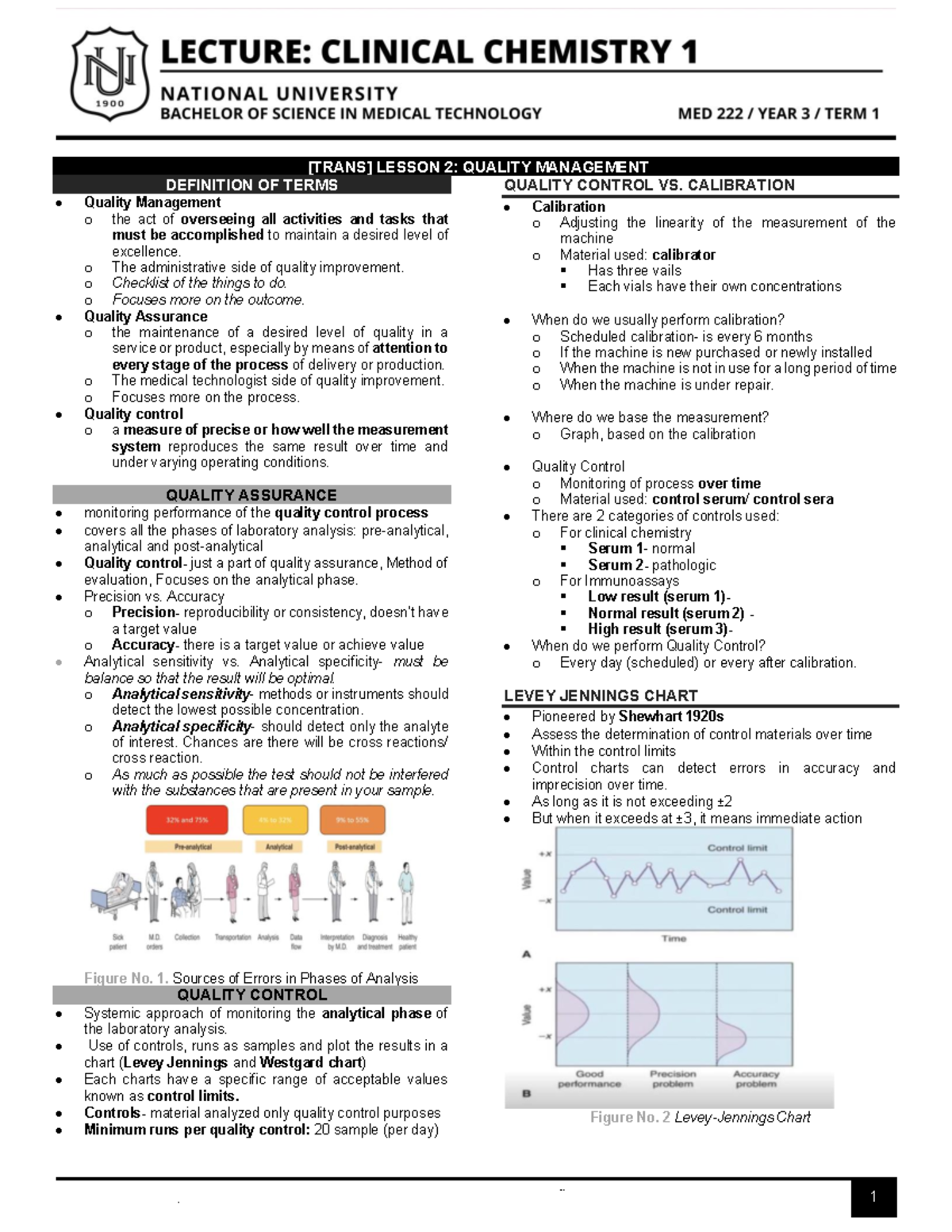 LEC Lesson 2 Quality Control - [TRANS] LESSON 2: QUALITY MANAGEMENT ...