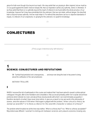 Notes on David Hume - 8 David Hume’s (1711–1776) Enquiry Concerning ...