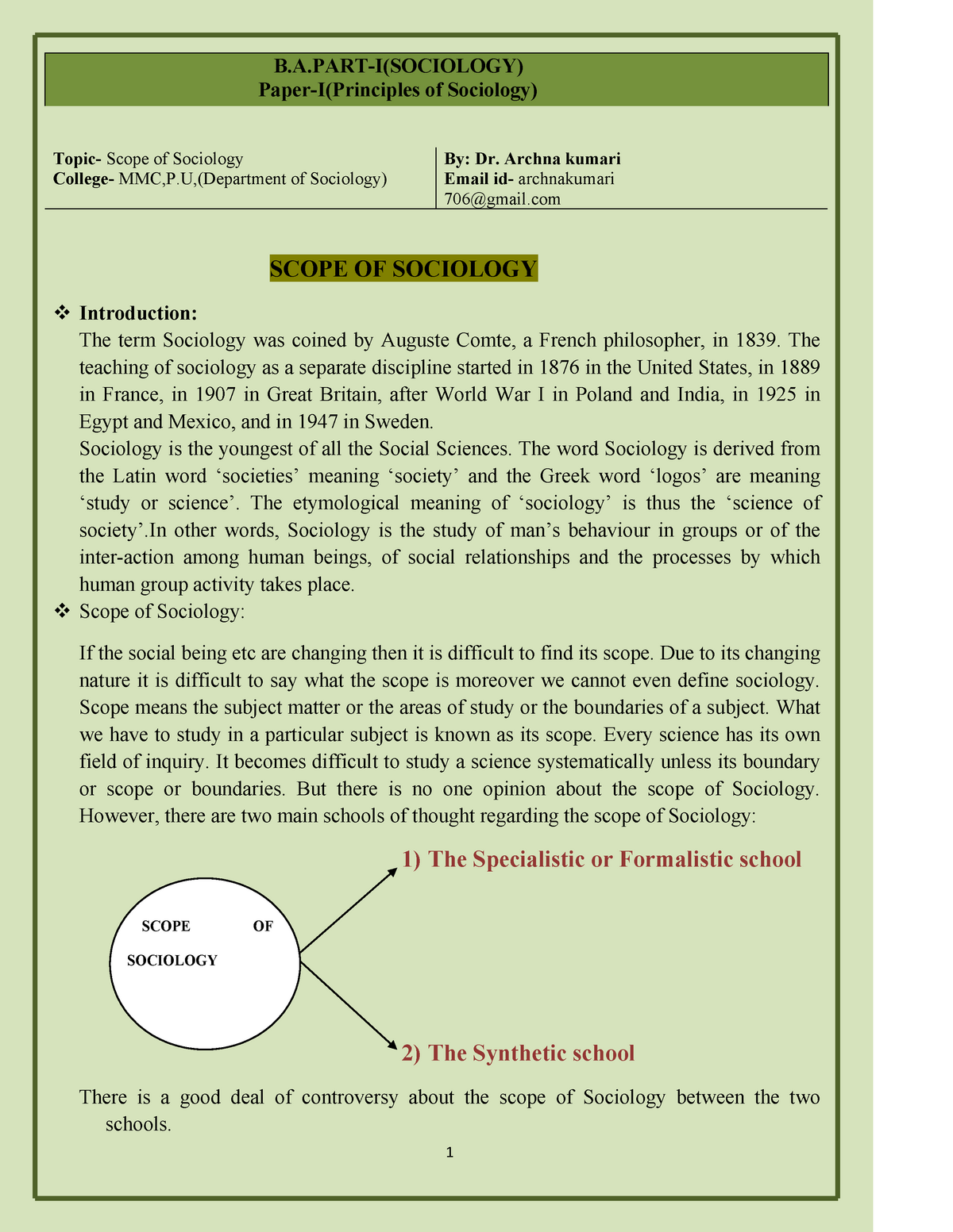 scope-of-sociology-lecture-notes-3-b-a-i-sociology-paper-i