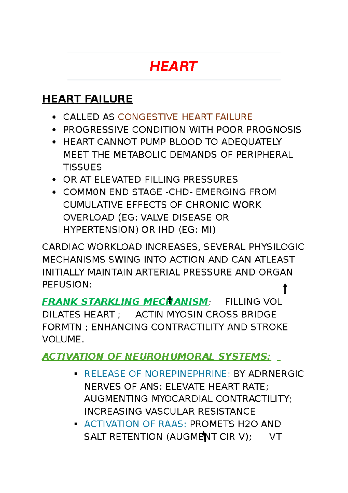 Heart 1 - HEART HEART FAILURE CALLED AS CONGESTIVE HEART FAILURE ...