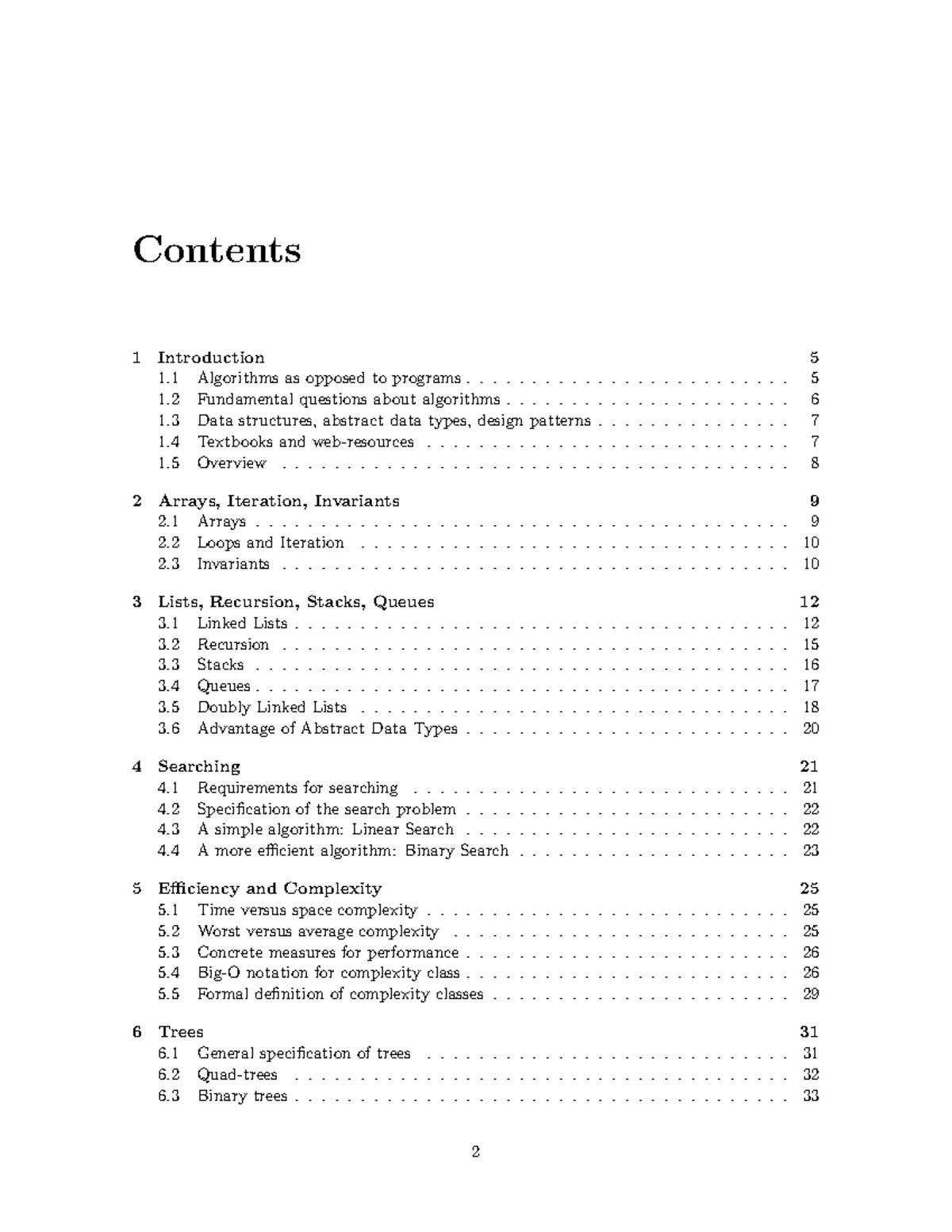 Dsa Book All Topics Of Data Structure And Algorithm Is Discussed In The Notes Contents 1 6262