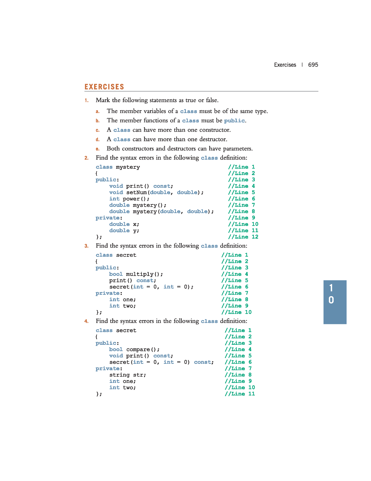 Sheet 3- Class Programming - Object Oriented Programming - Classes ...