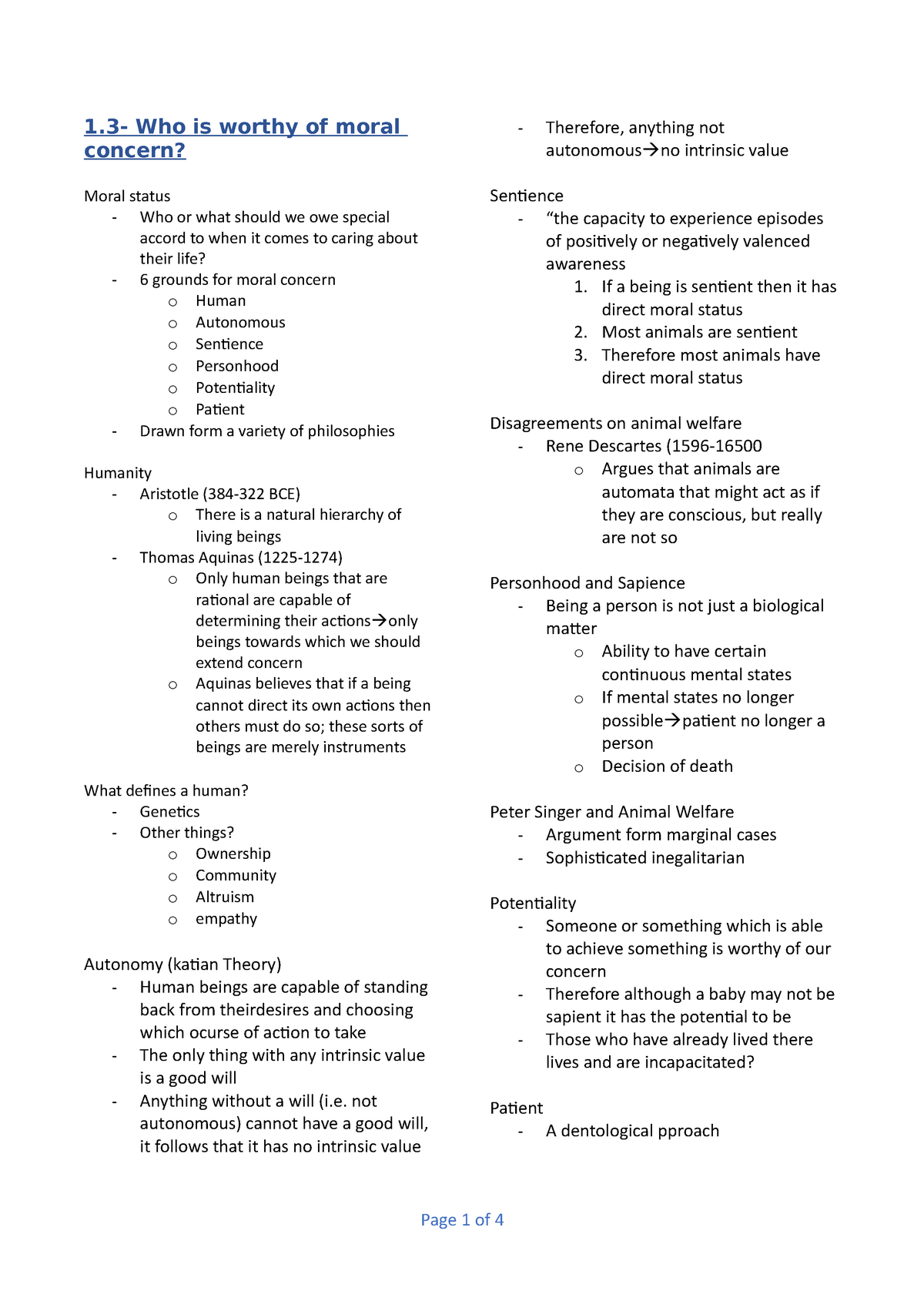 medical-ethics-and-psychology-notes-1-who-is-worthy-of-moral-concern