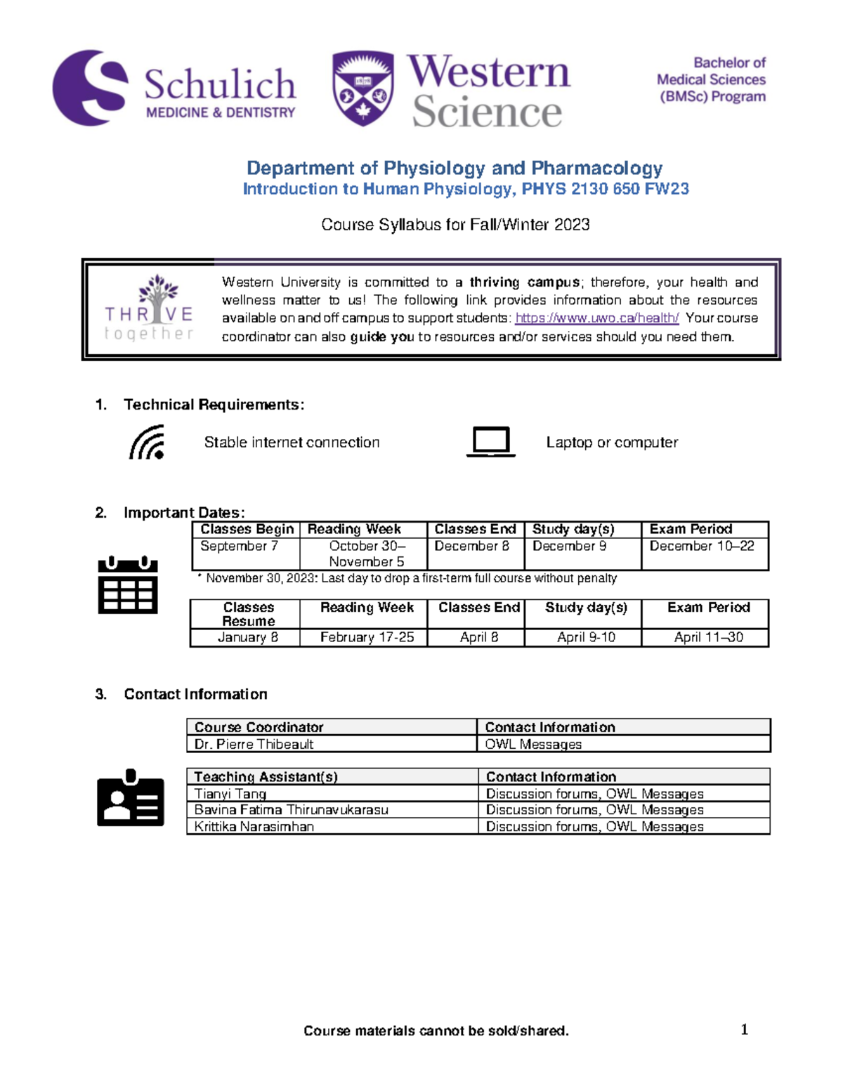 Physiol-2130 Syllabus Fall-Winter-2023-2024 - Department of Physiology ...