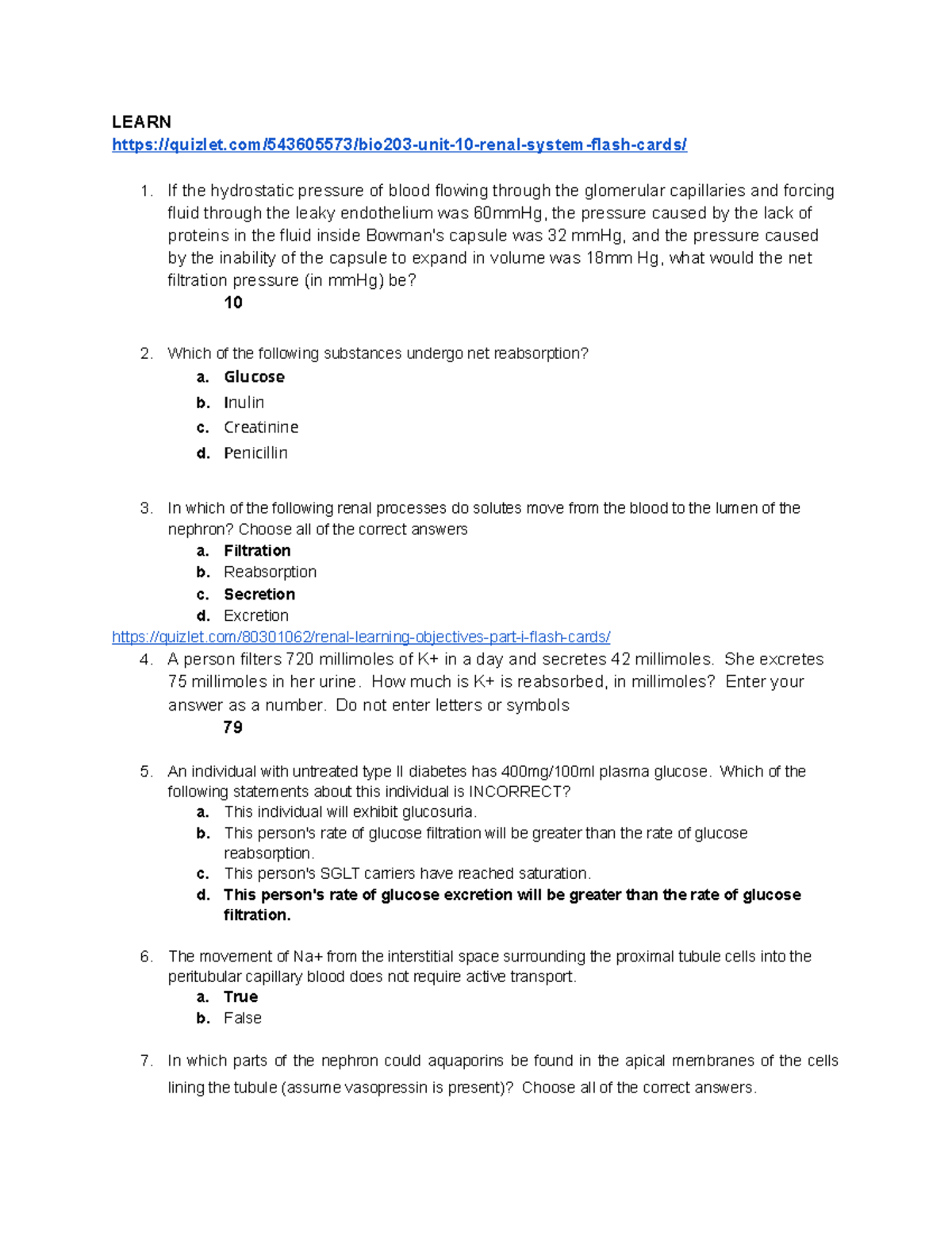 Module 10 Learn & Evaluate - LEARN quizlet /543605573/bio203-unit-10-renal-system-flash-cards/ 1. If - StuDocu