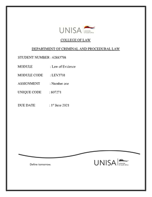 June 2021 Exam Paper - June Examination Notes - LEV 3701 - Unisa - Studocu