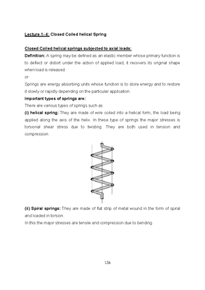 Losed Coiled helical Spring
