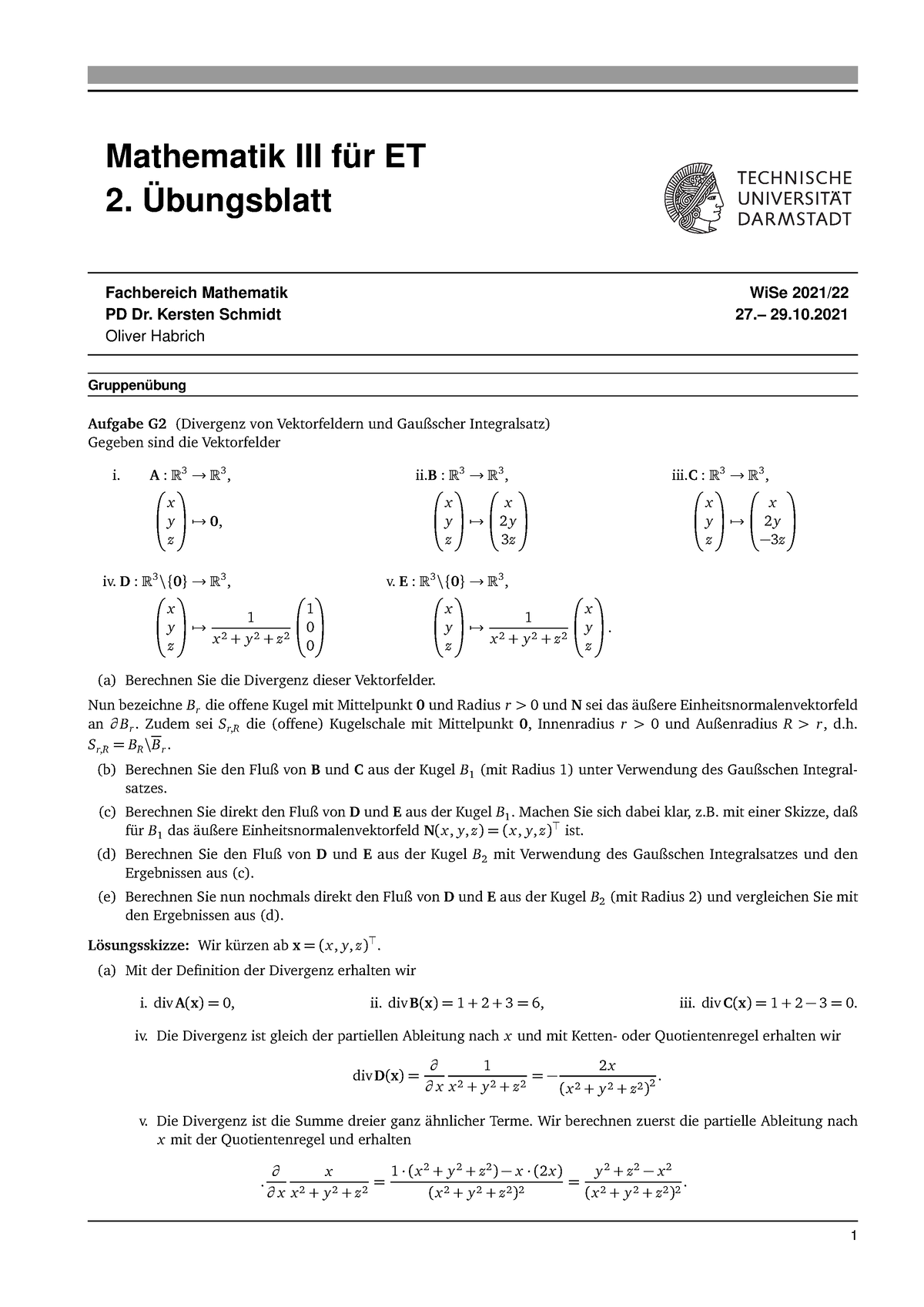 Uebung 02 Mit Loesungen Fa633cae24c0cf6ece53998 Acf62444 B - Mathematik ...