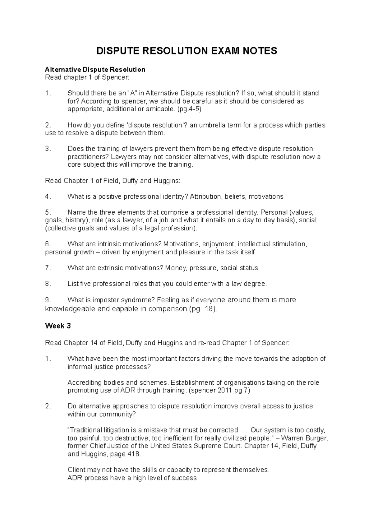 dispute-resolution-notes-dispute-resolution-exam-notes-alternative