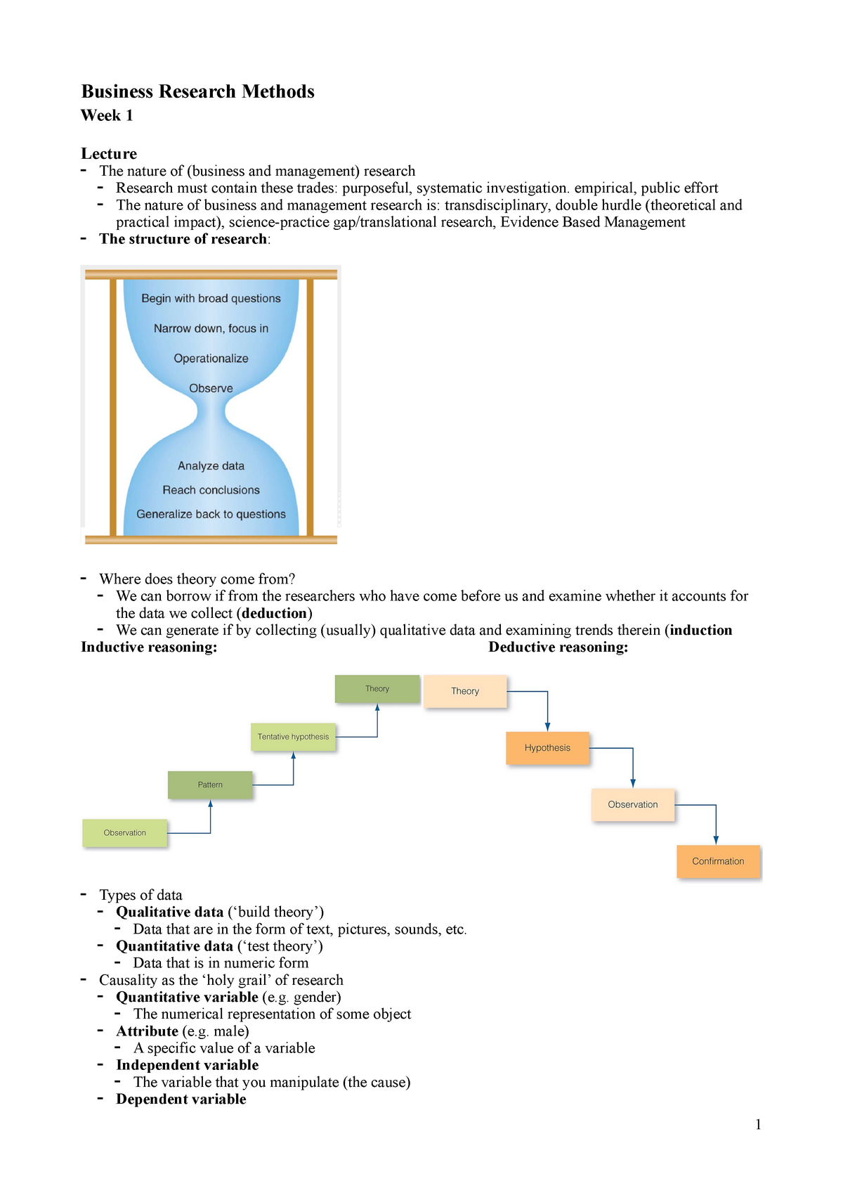 Business Research Methods Week 1 - Business Research Methods Week 1 ...