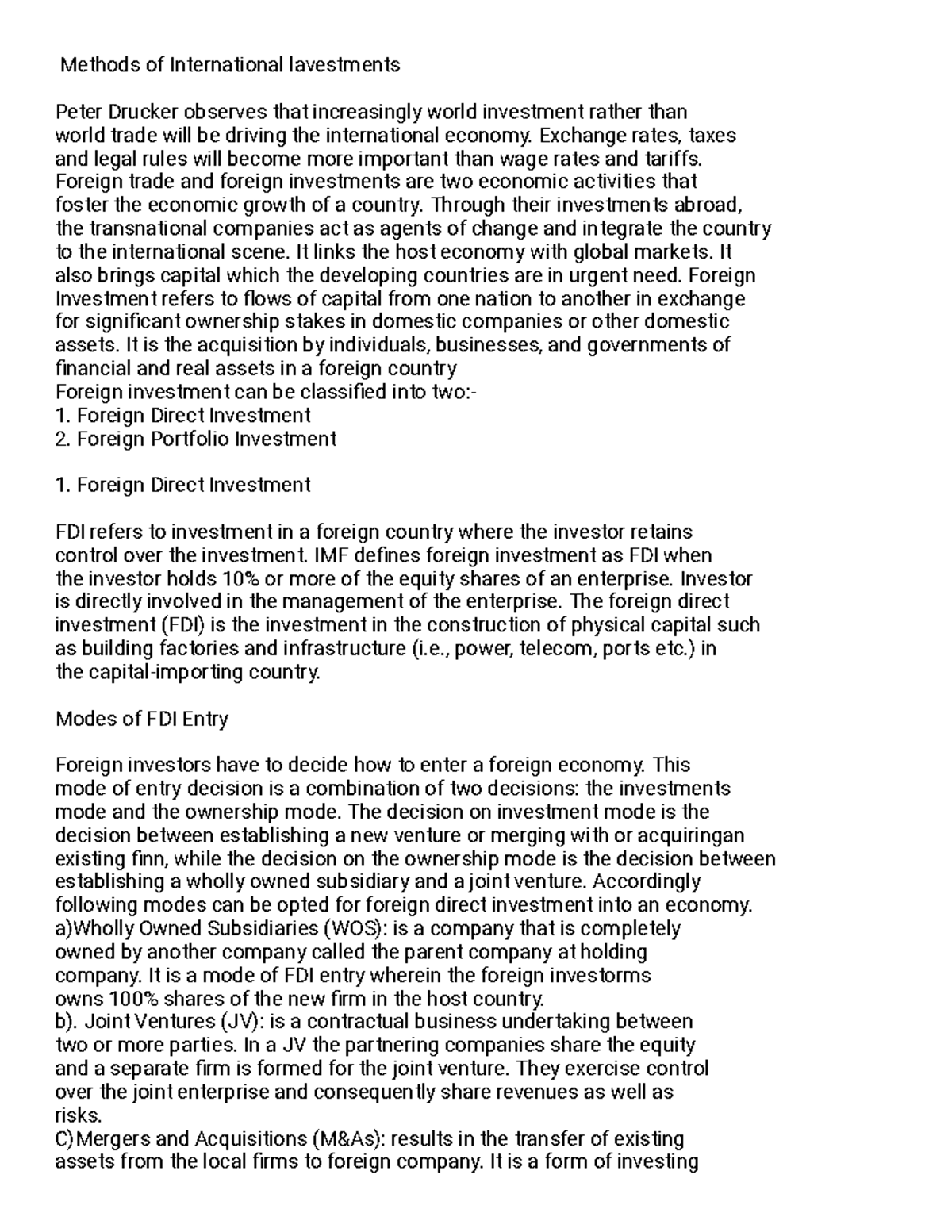 methods-of-international-investment-exchange-rates-taxes-and-legal