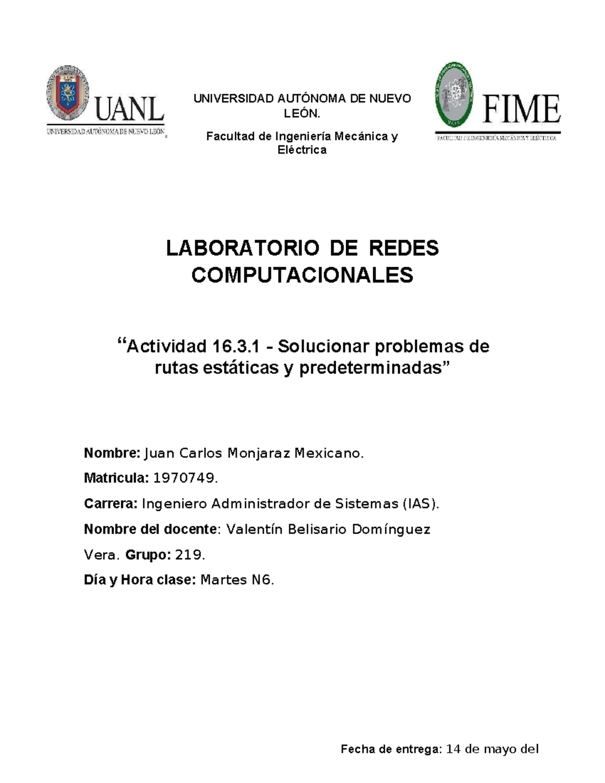641 - CCDF HT GTG FVE RFGG - UNIVERSIDAD AUTÓNOMA DE NUEVO LEÓN ...