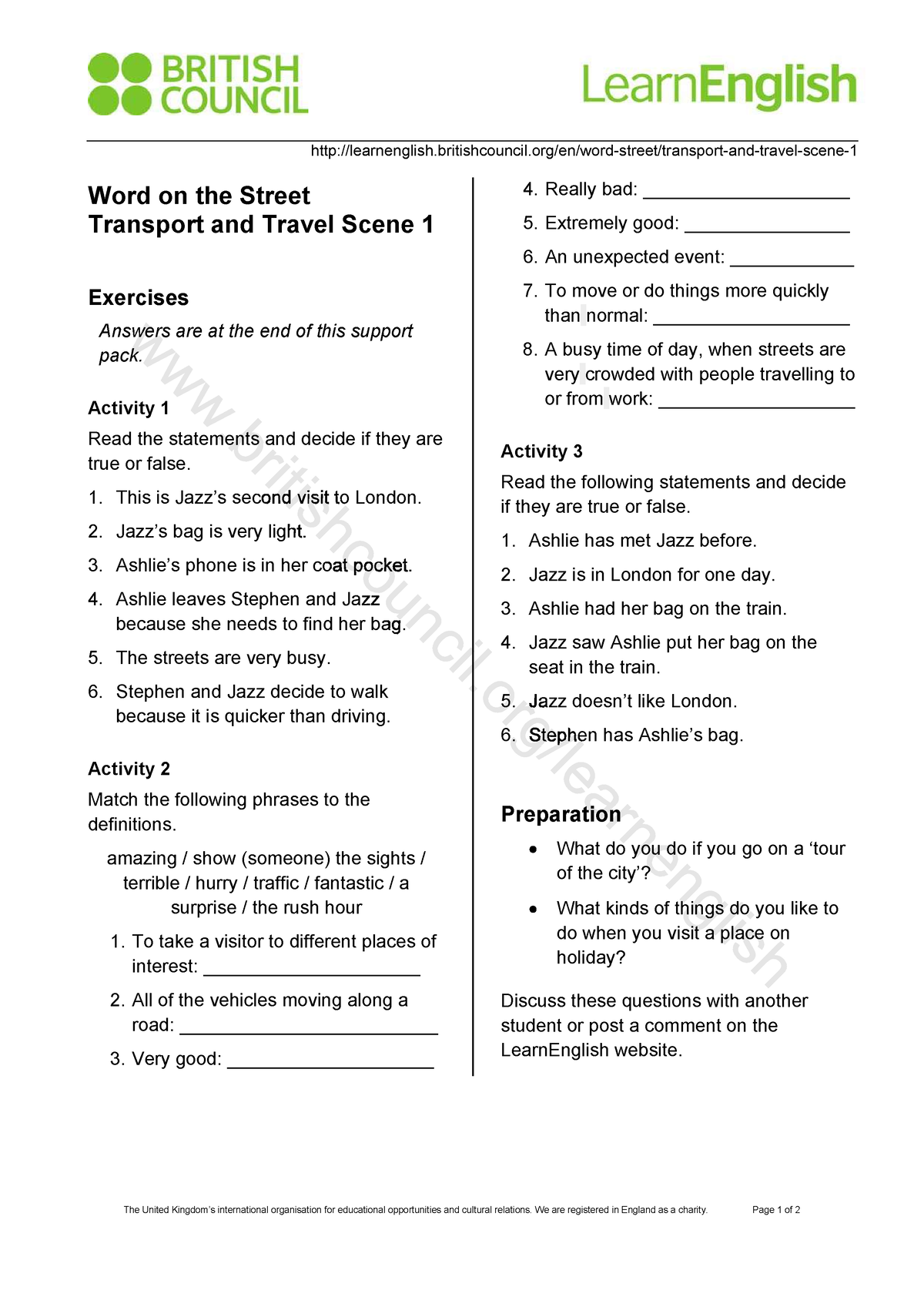 Transport - Learnenglish.britishcouncil/en/word-street/transport-and ...