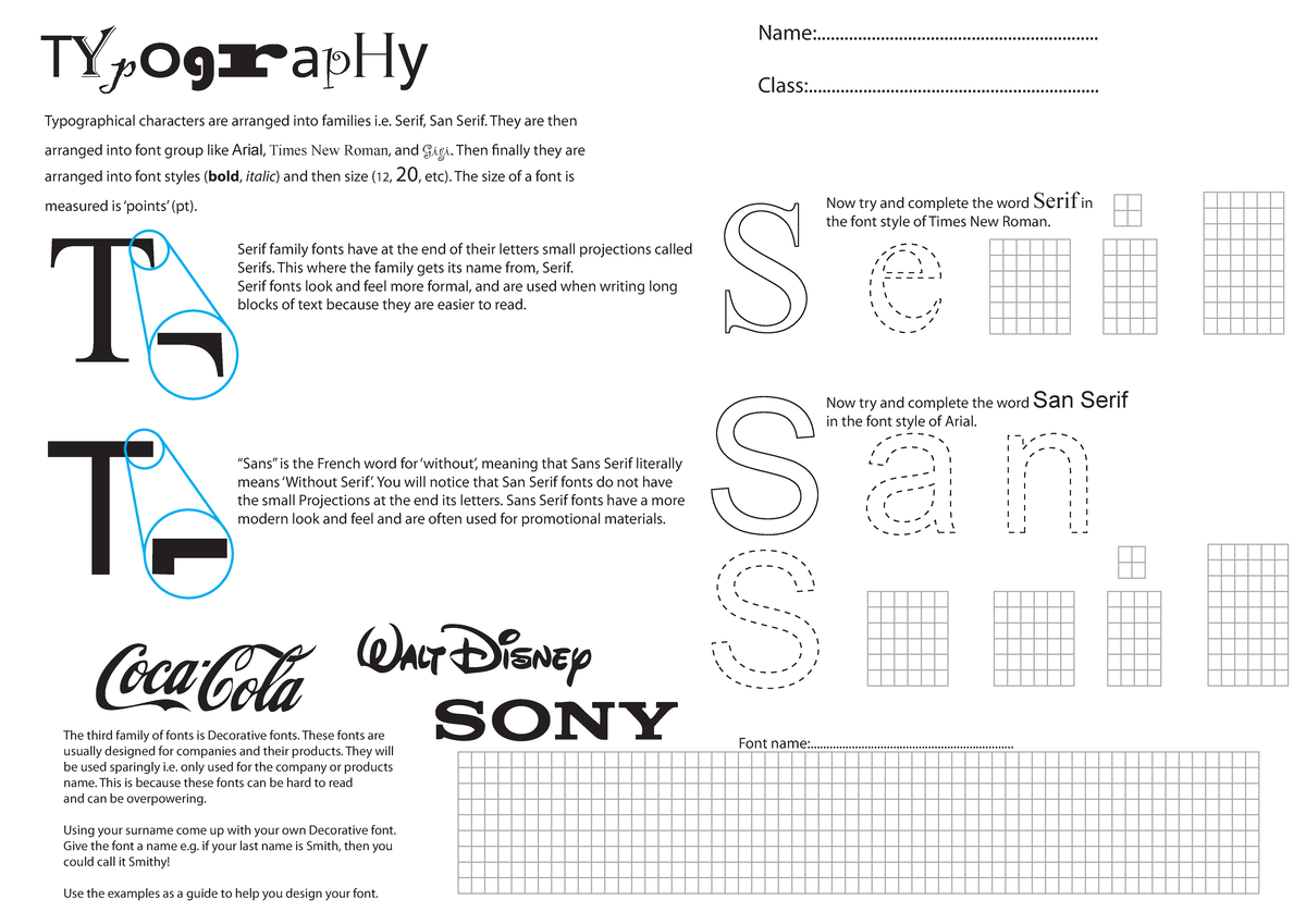 Typography - sfeffe - “Sans” is the French word for ‘without’, meaning ...