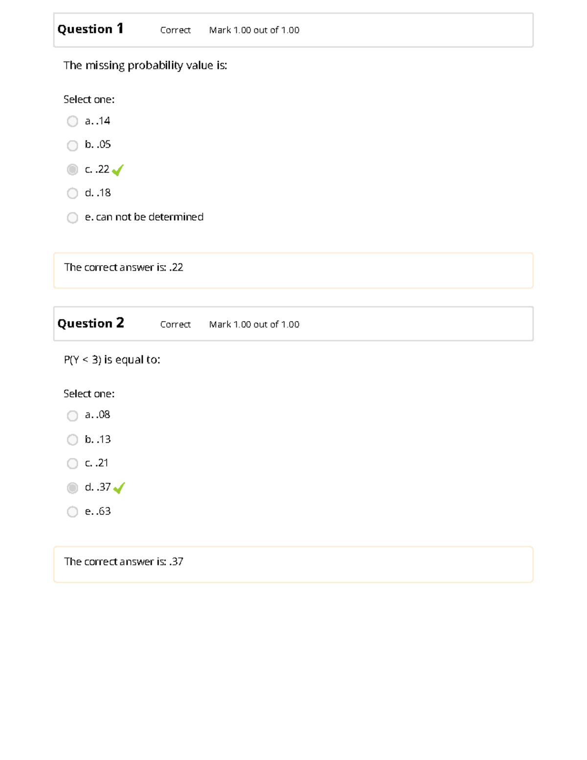 Math 1280 Graded Quiz Unit 6 Attempt Review - The Missing Probability ...