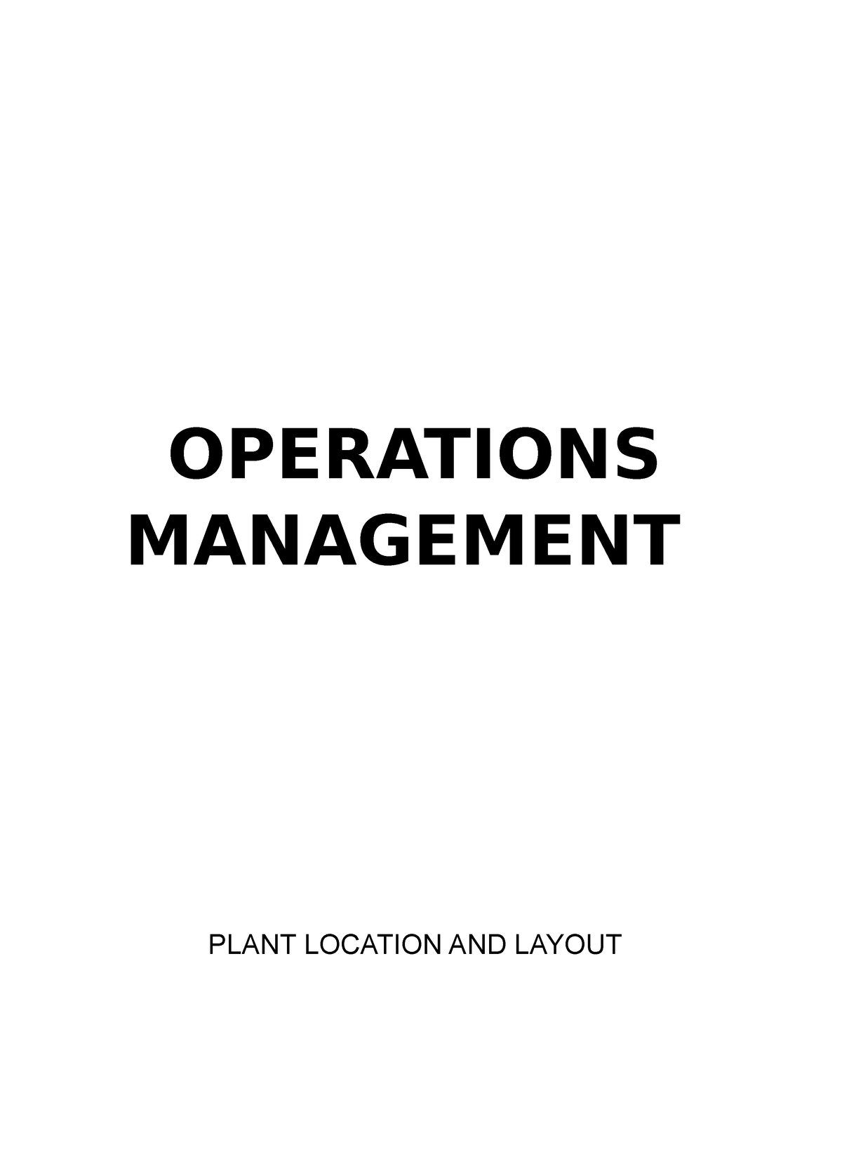 operations-management-4-operations-management-plant-location-and