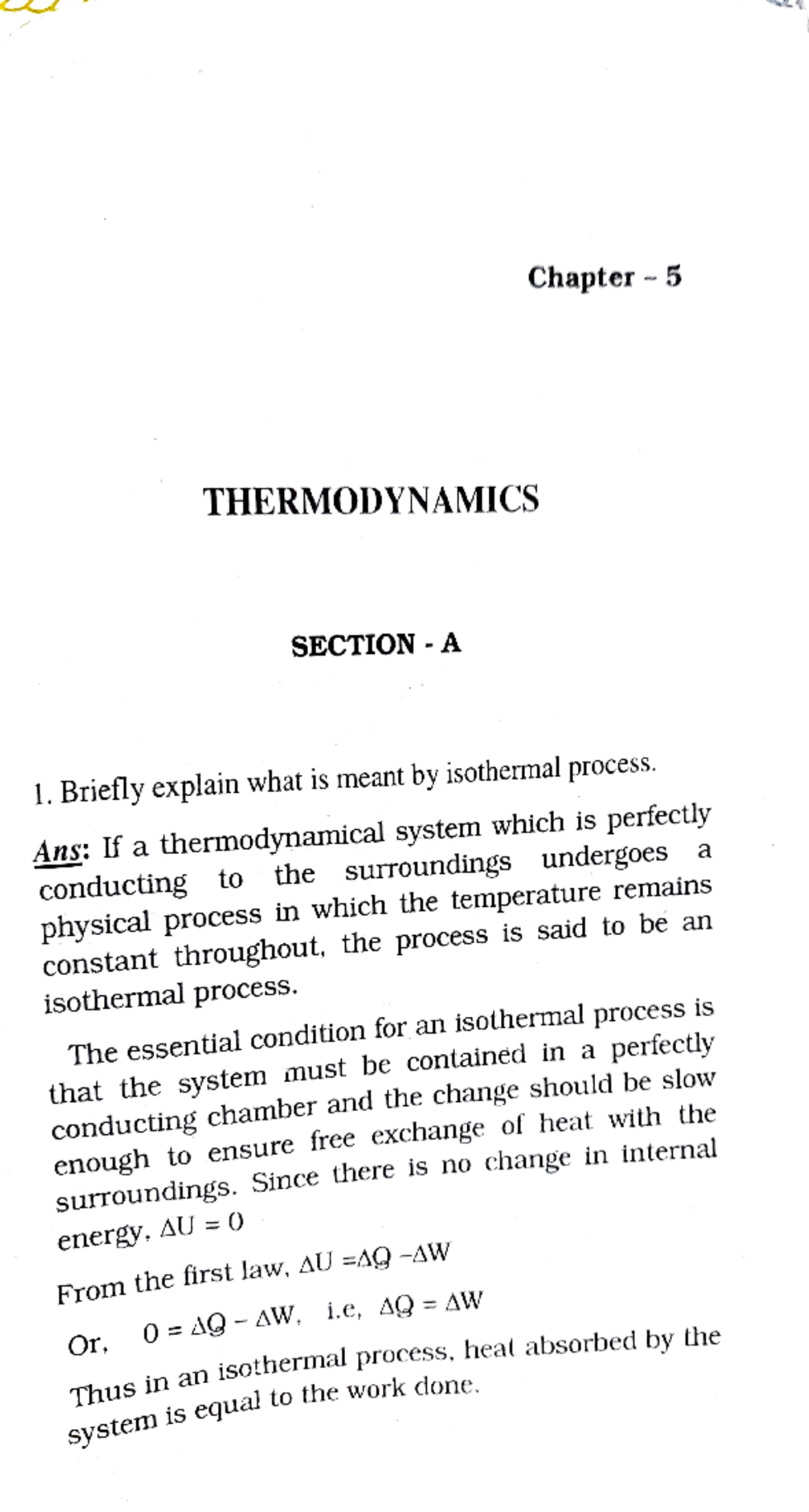Thermodynamics question and answers thermodynamics Studocu
