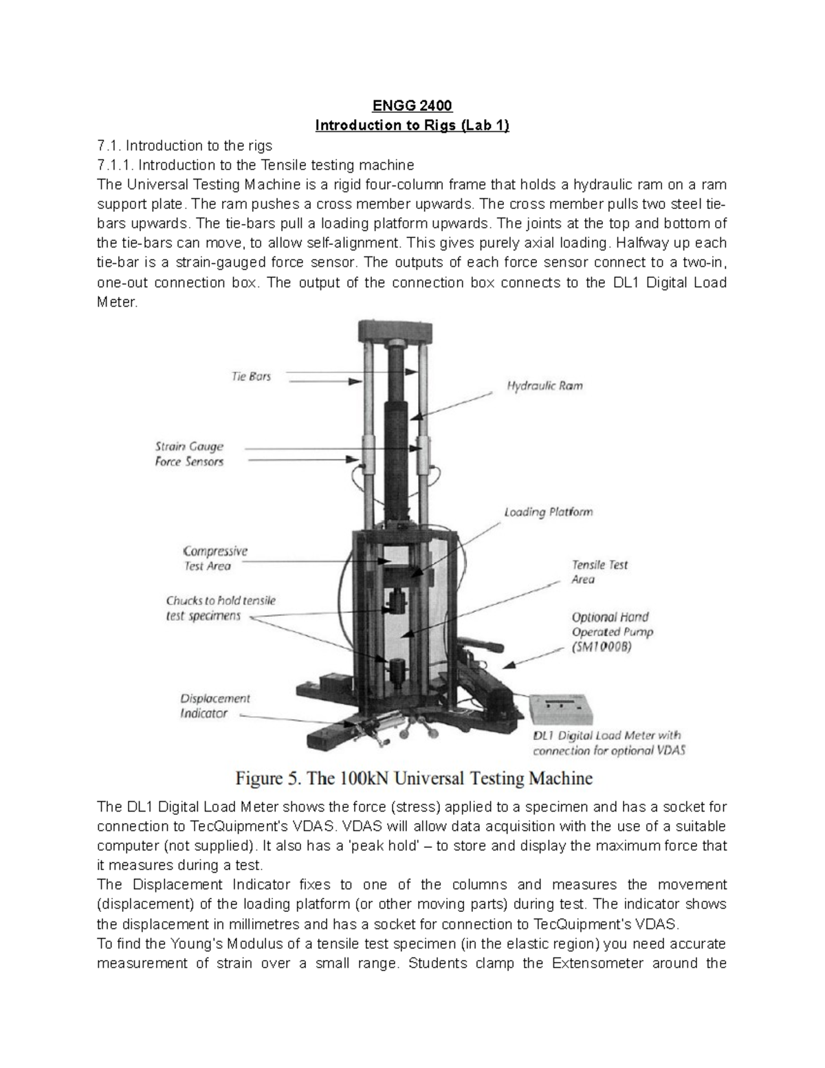 ENGG 2400 - Introduction to lab 1 machines - ENGG 2400 Introduction to ...