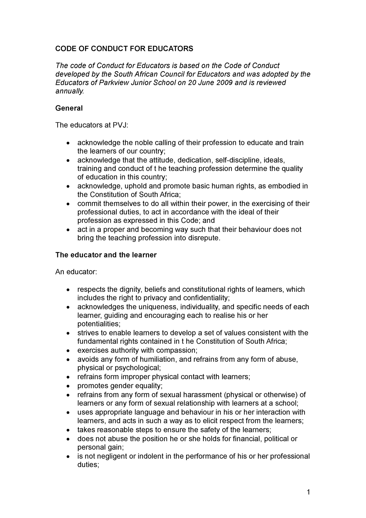 code-of-conduct-for-educators-1-code-of-conduct-for-educators-the