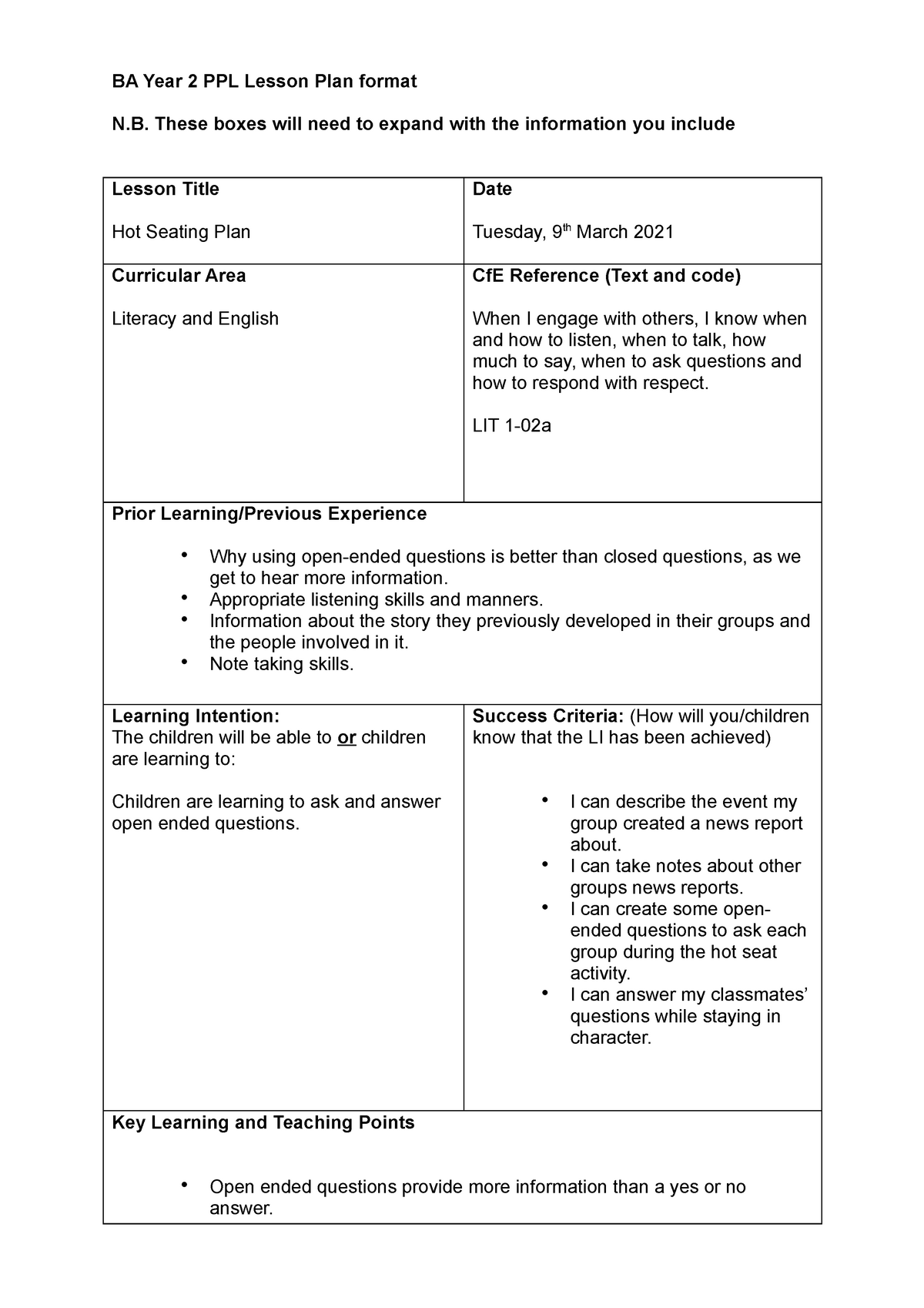 literacy-lesson-plan-hotseating-x9278-strath-studocu