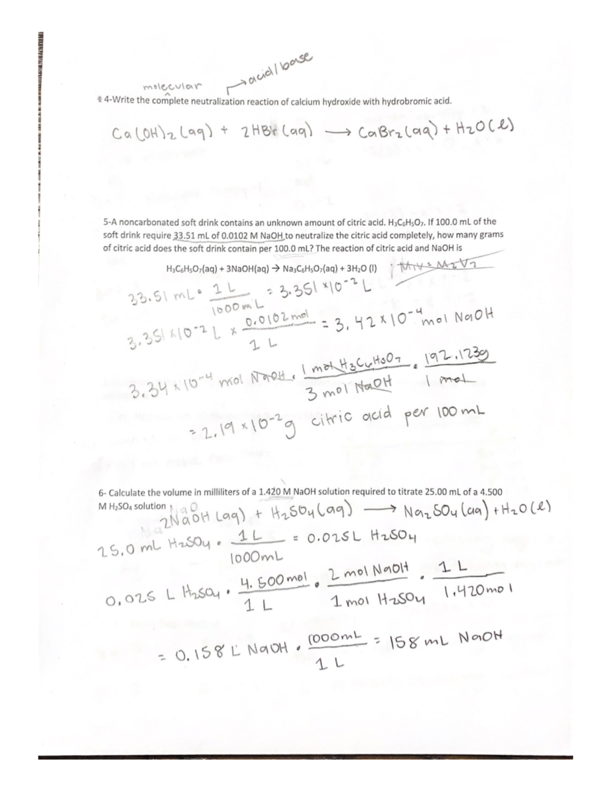 Chapter 6 Cont 3 - Notes - CHEM 120 - Studocu