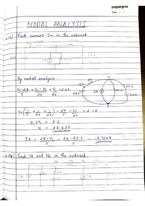 ECT205 Network Theory Question Paper,2019 Scheme - D Reg No ...