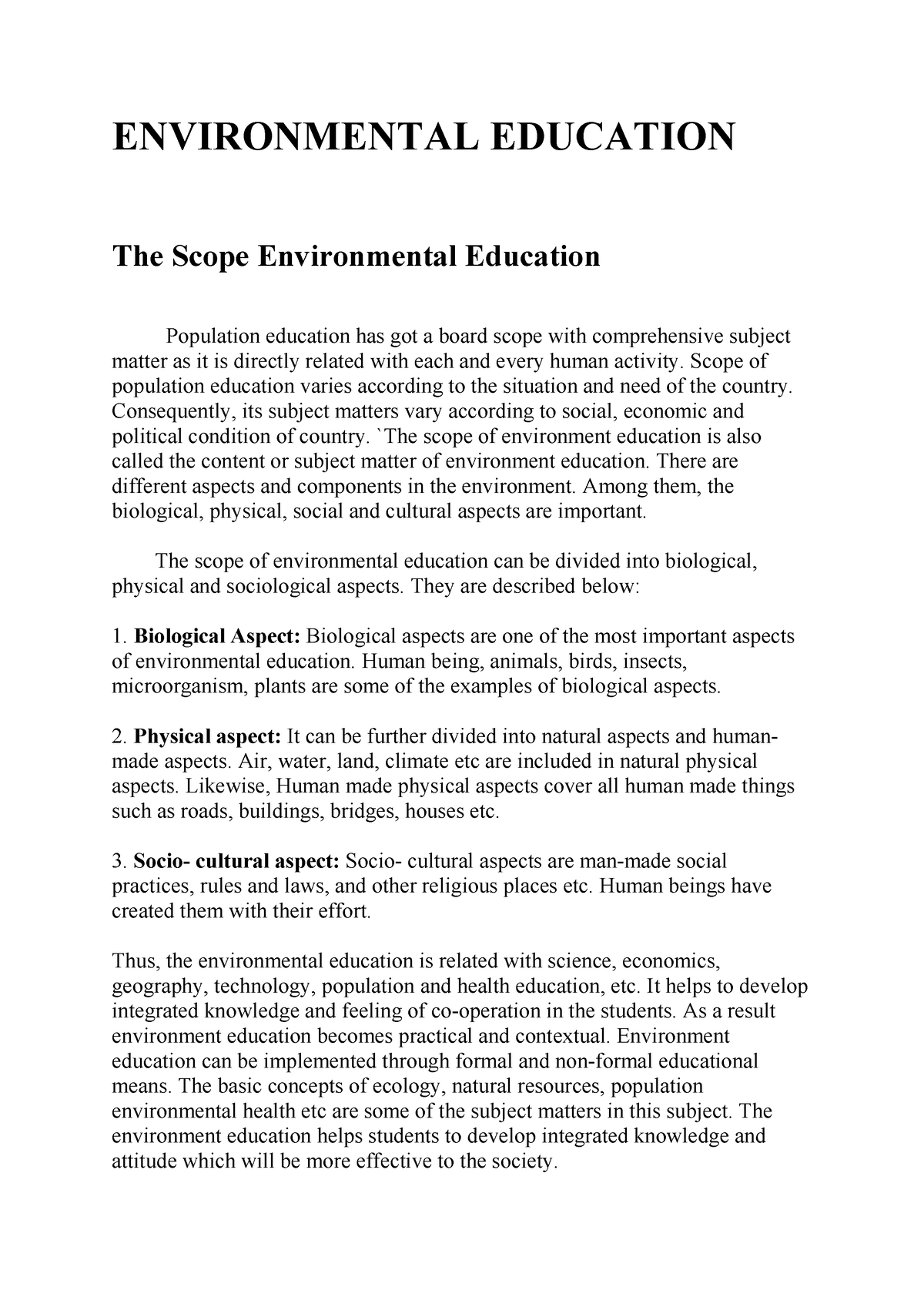 environmental-education-scope-of-environmental-education