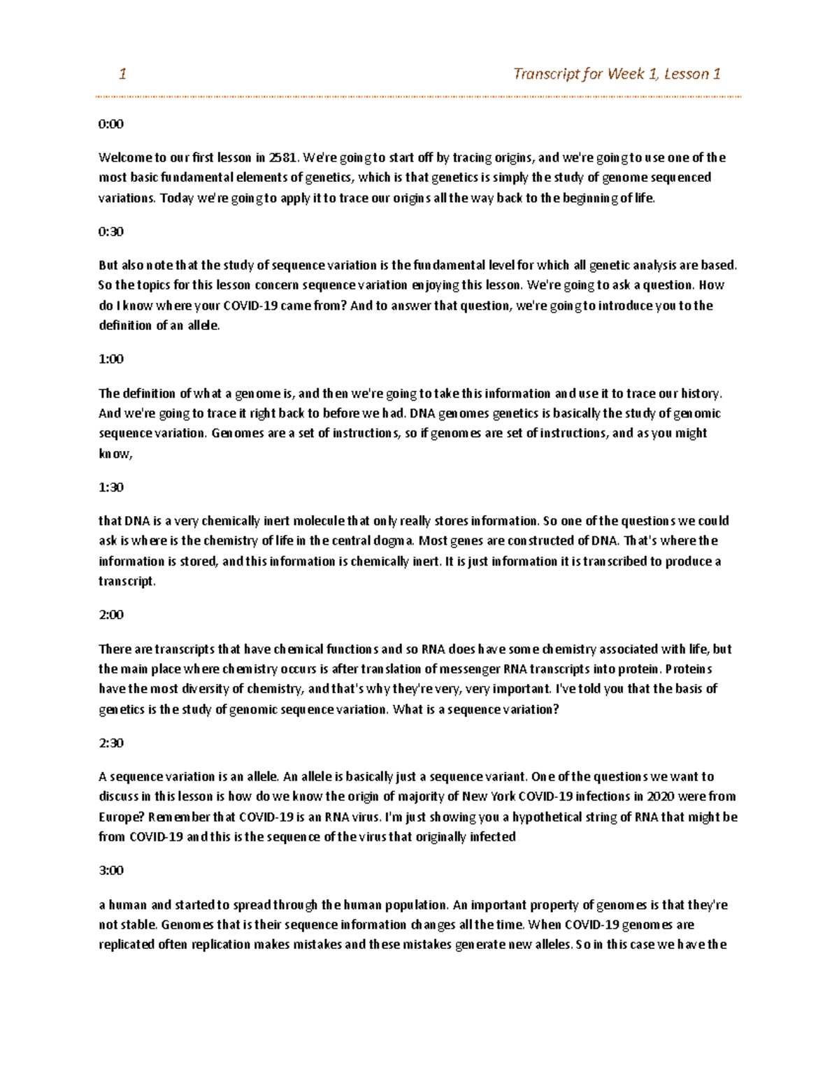 Week+1+lesson 1 - week 1 lesson 1 - 0: Welcome to our first lesson in ...