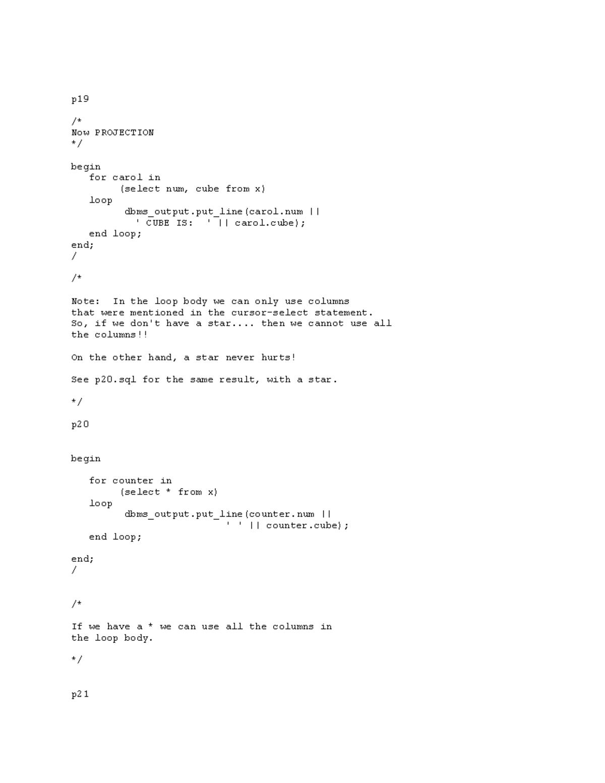 notes-on-pl-sql-oracle-p-now-projection-begin-for-carol-in