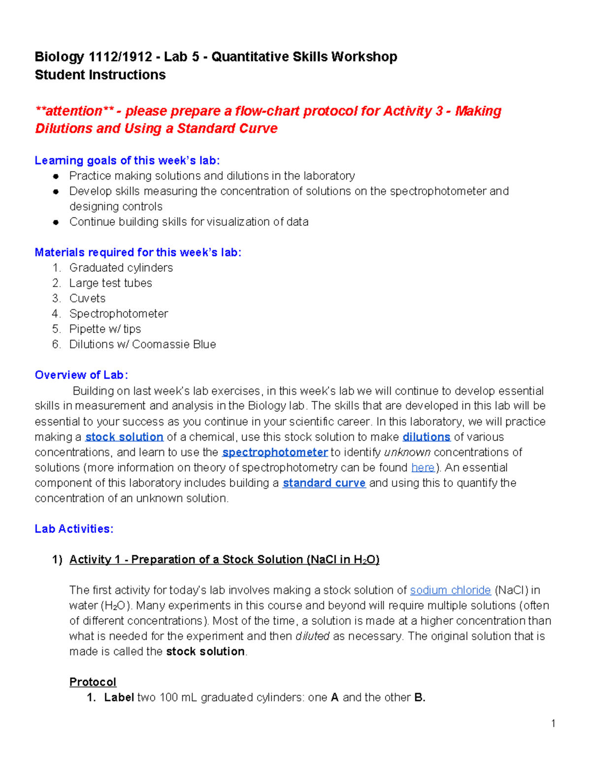 Lab 5 - Student Instructions - Quantitative Skills Workshop - Biology ...