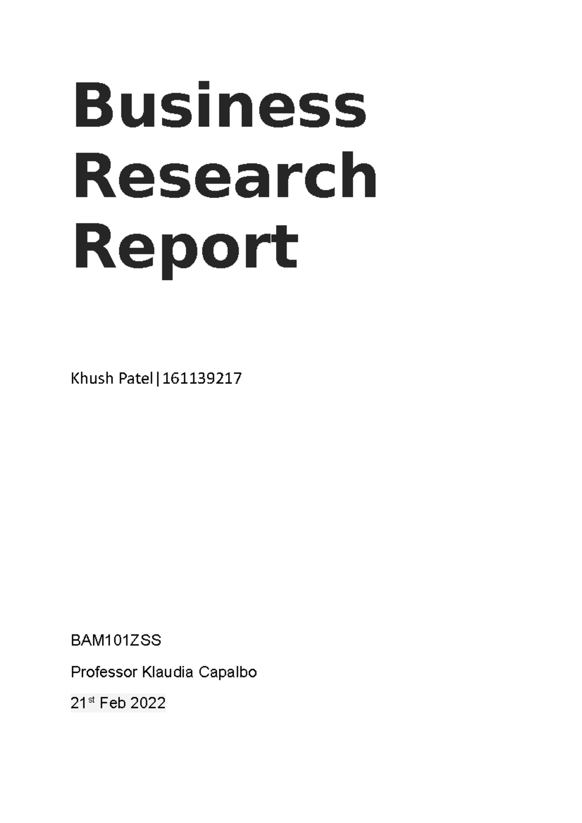 business-research-report-bam101-seneca-college-studocu