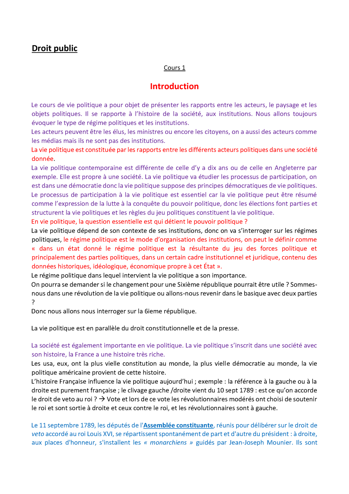 Cours De Droit Public - Warning: TT: Undefined Function: 32 Warning: TT ...