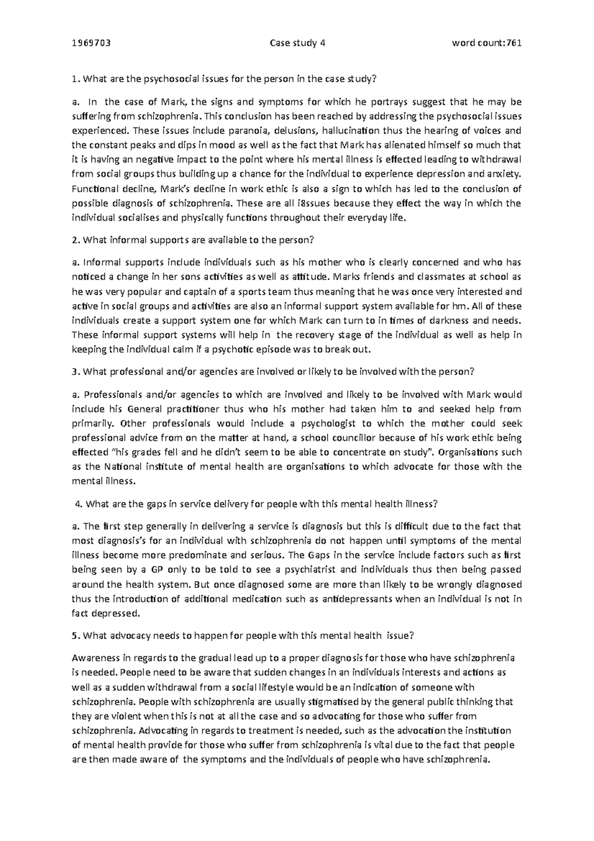 MHIC CASE Study - A scholar is a person who pursues academic and ...