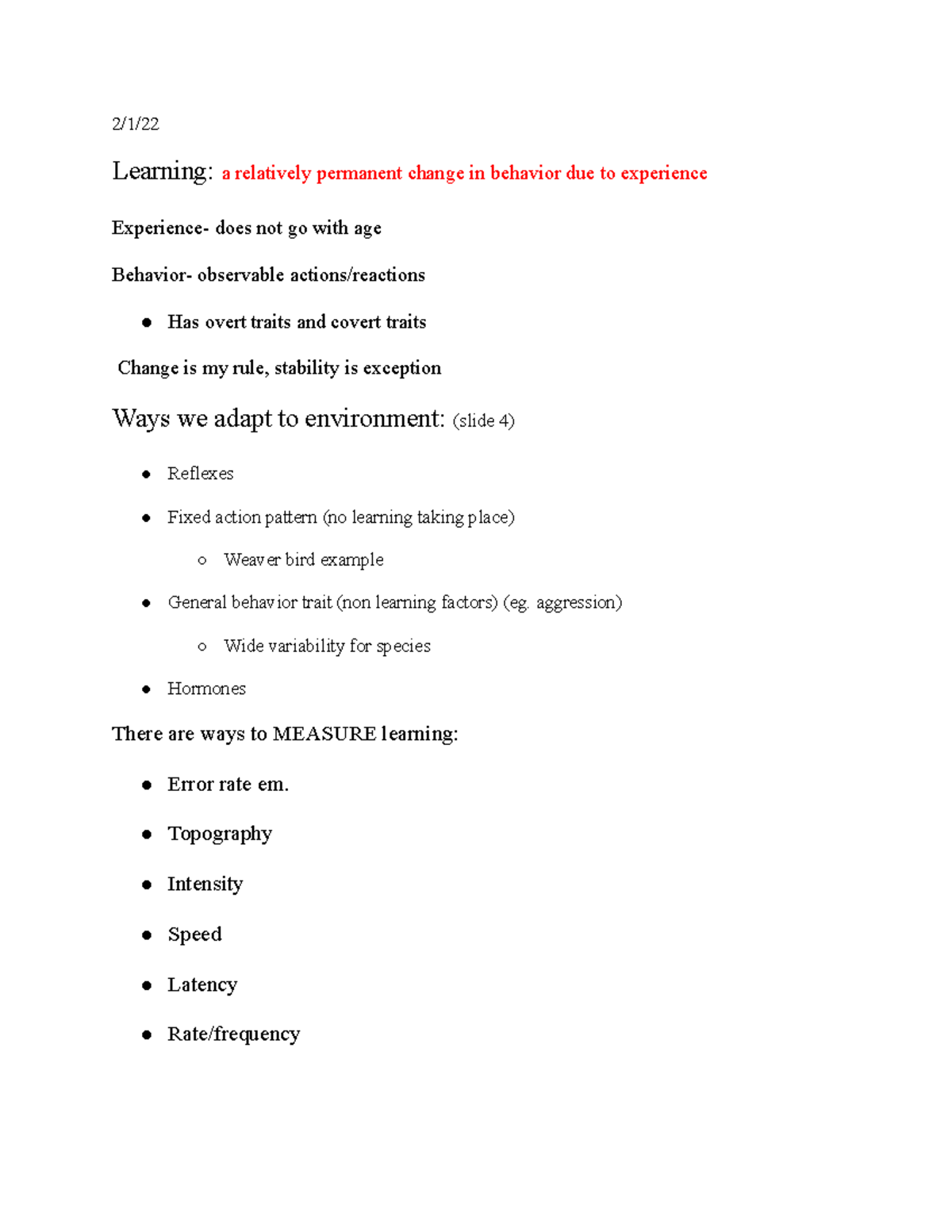 psych-305-of-learning-notes-2-1-learning-a-relatively-permanent