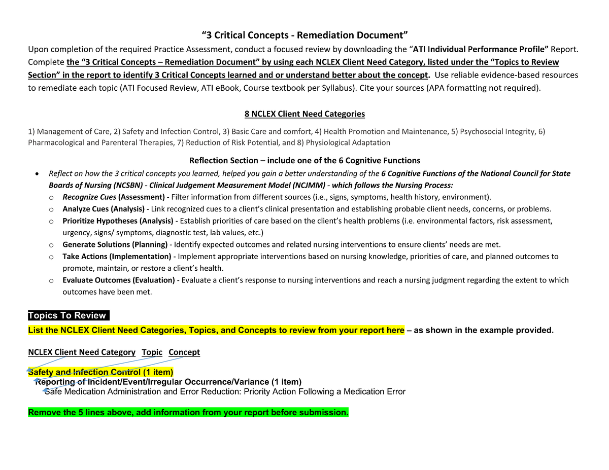 RN Fundamentals Online Practice 2019 B With NGN-1 - “3 Critical ...