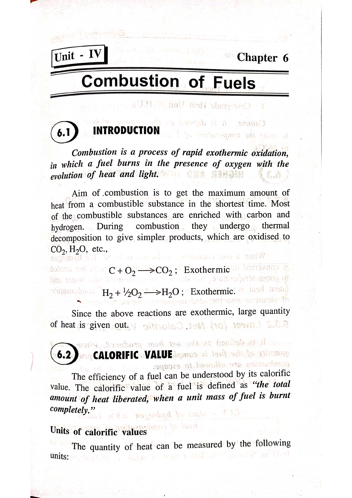 Combustion OF Fuels - Engineering Chemistry - Studocu