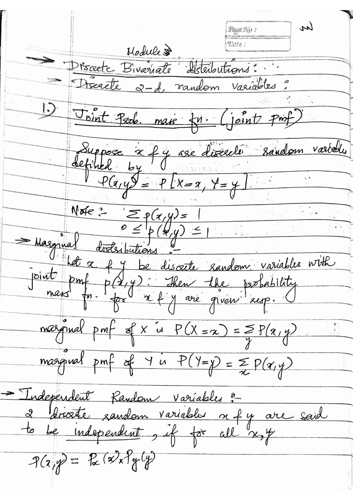 Joint Probability Mass Function And Related Problems Apjktu ...