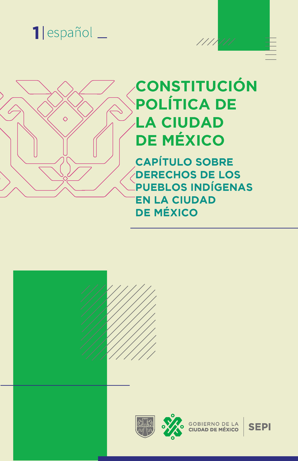 Capítulo sobre derechos indígenes en CDMX CONSTITUCIÓN POLÍTICA DE LA