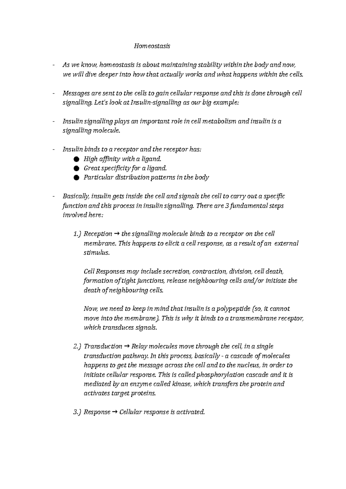 Article 4 - Homeostasis 2 - Homeostasis As we know, homeostasis is ...