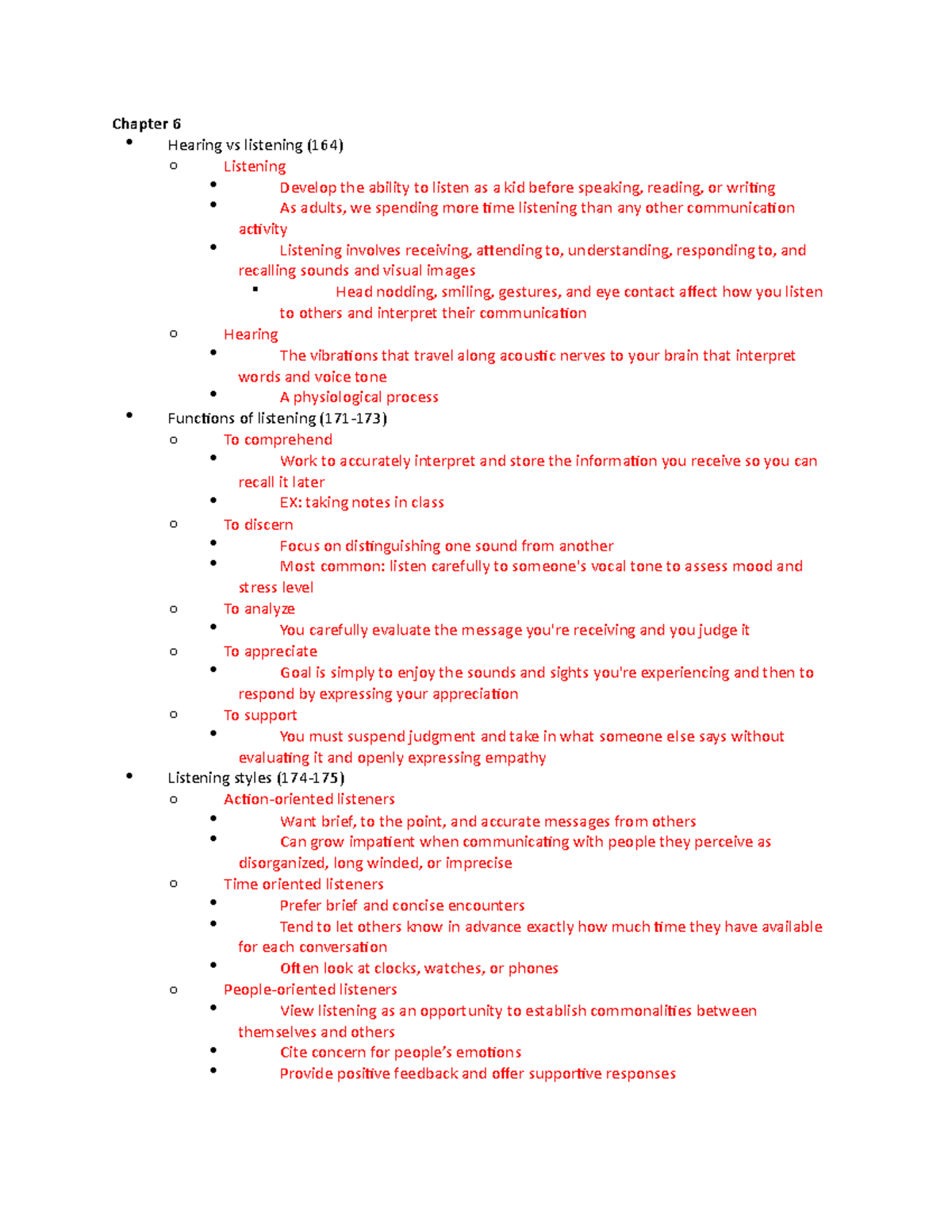Test 2 study guide - Summary Interpersonal Communication - Chapter 6 ...