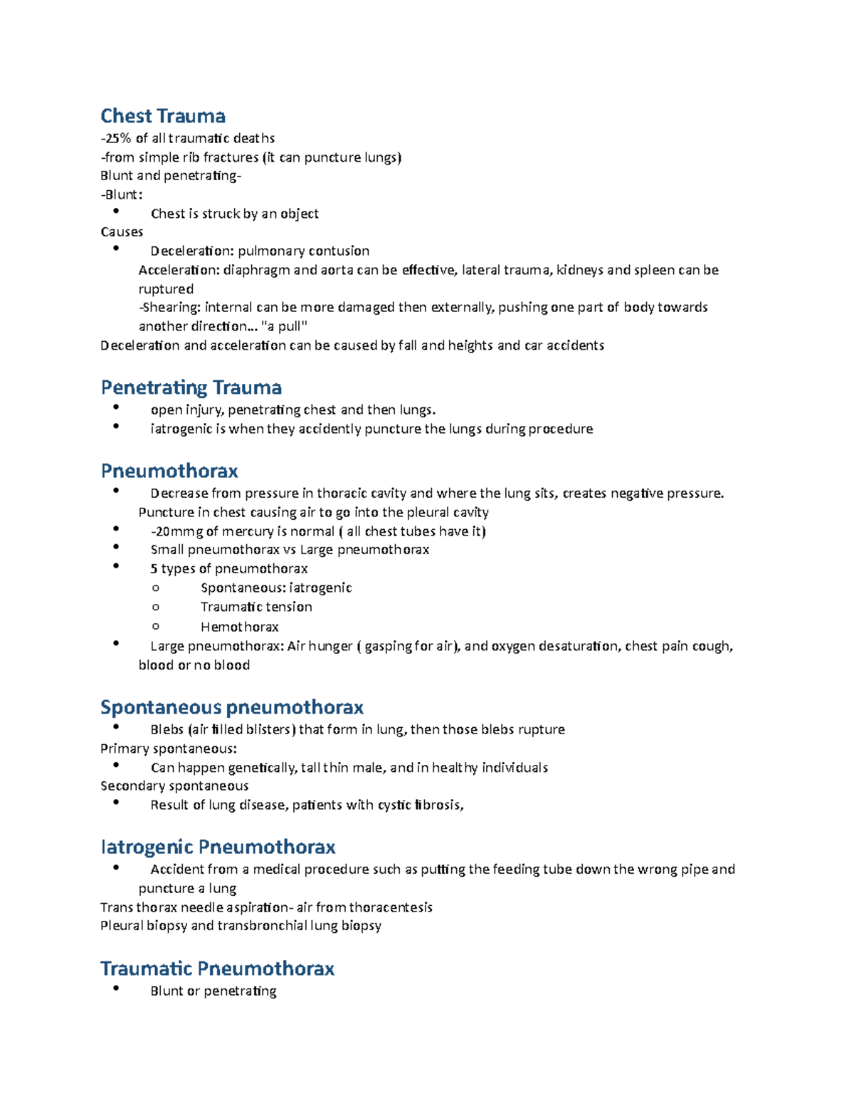 week-6-lung-and-chest-trauma-chest-trauma-25-of-all-traumatic