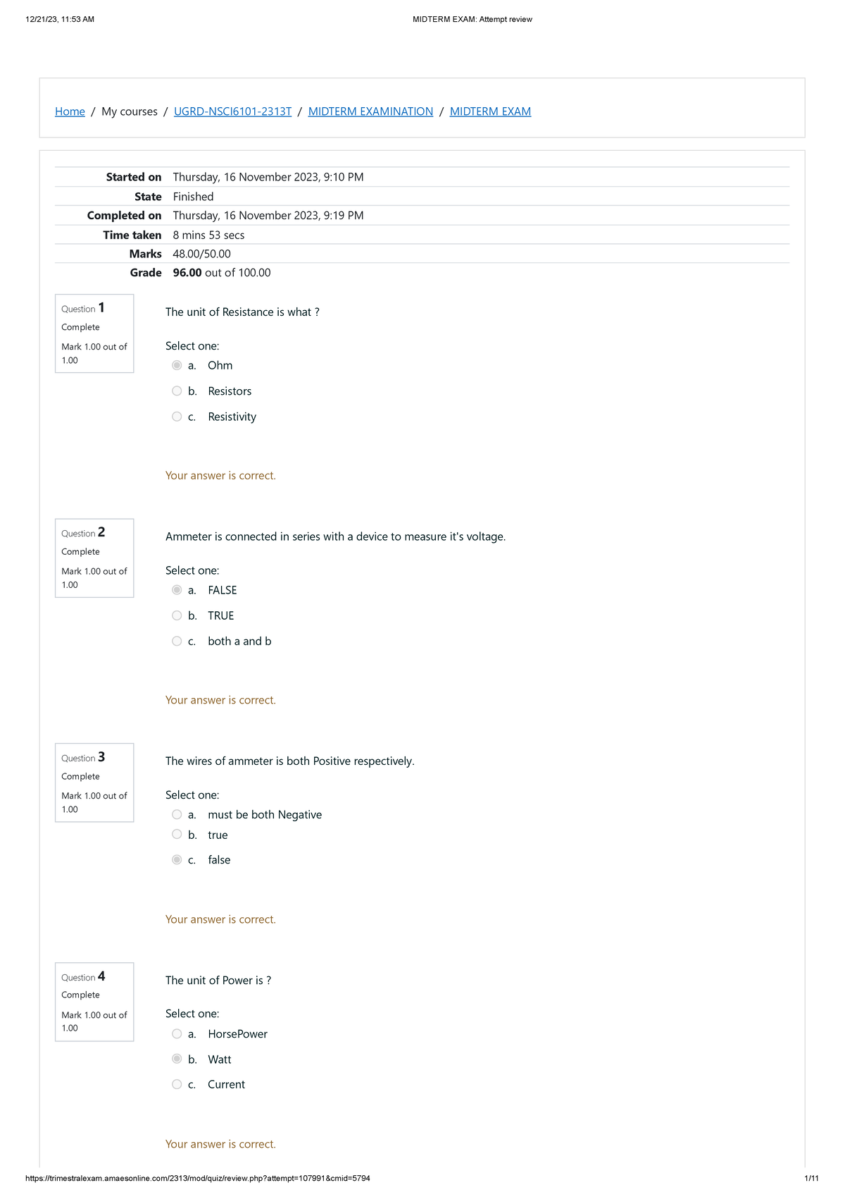 Calculus- Based-IN- Physics 2- Midterm-EXAM - Home / My courses / UGRD ...