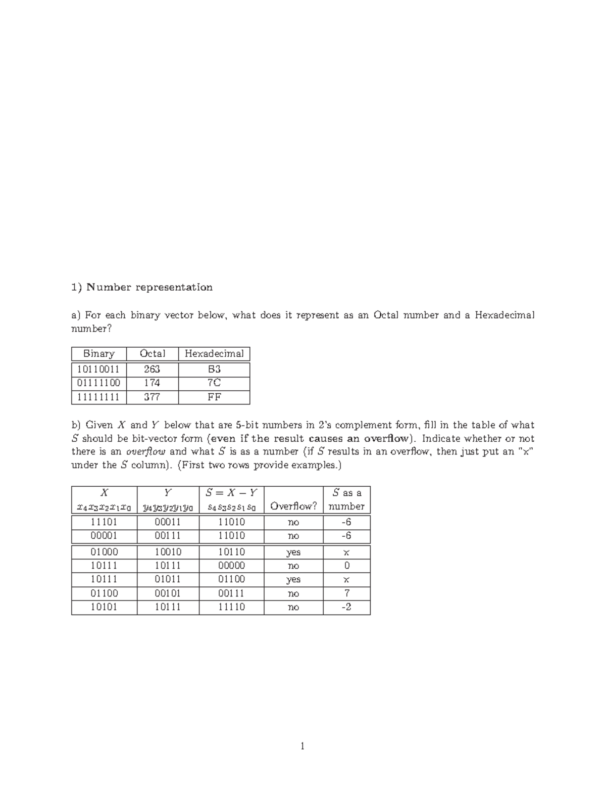 2-M1-soln - Practice Exam - Midterm 1 Solutions ECE 25, Fall 2009 ...
