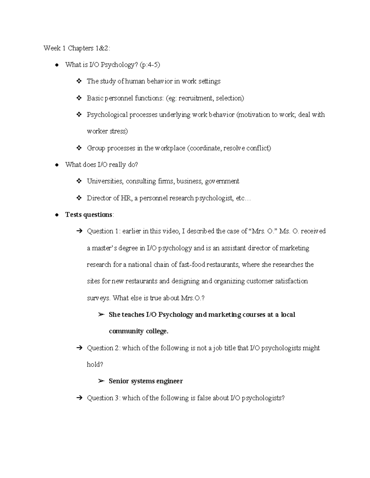 PSCI 185S - is the lecture note of the psci 185s - Week 1 Chapters 1&2 ...