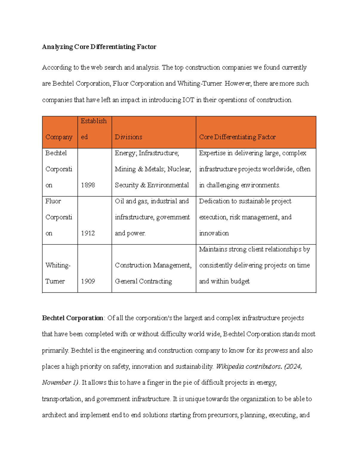 DF - These are lecture notes - Analyzing Core Differentiating Factor ...