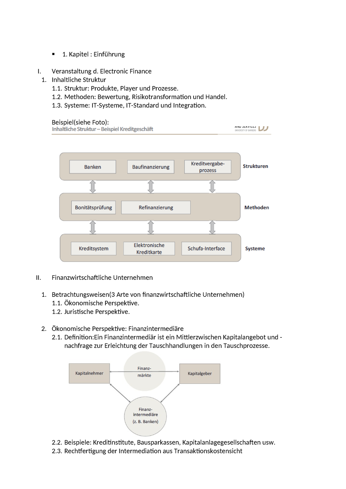 Notizen Für EFin - Zusammenfassung ISDL-eFin-B: Electronic Finance - 1 ...