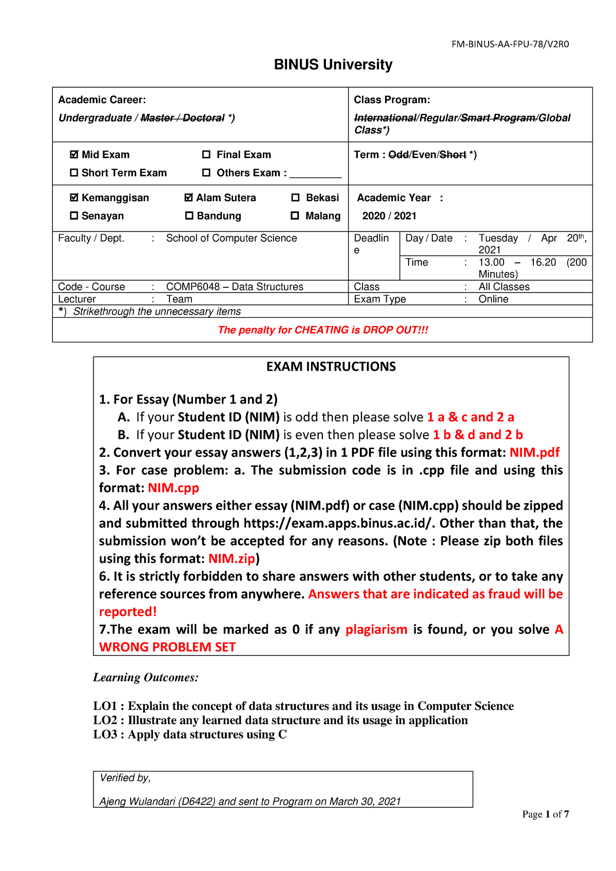 P1 - This Is For Data Structure Exercise - Verified By, Ajeng Wulandari ...