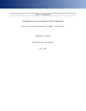 Assessment Point 1 - Assignment Brief - UU-MBA712-Theories of ...