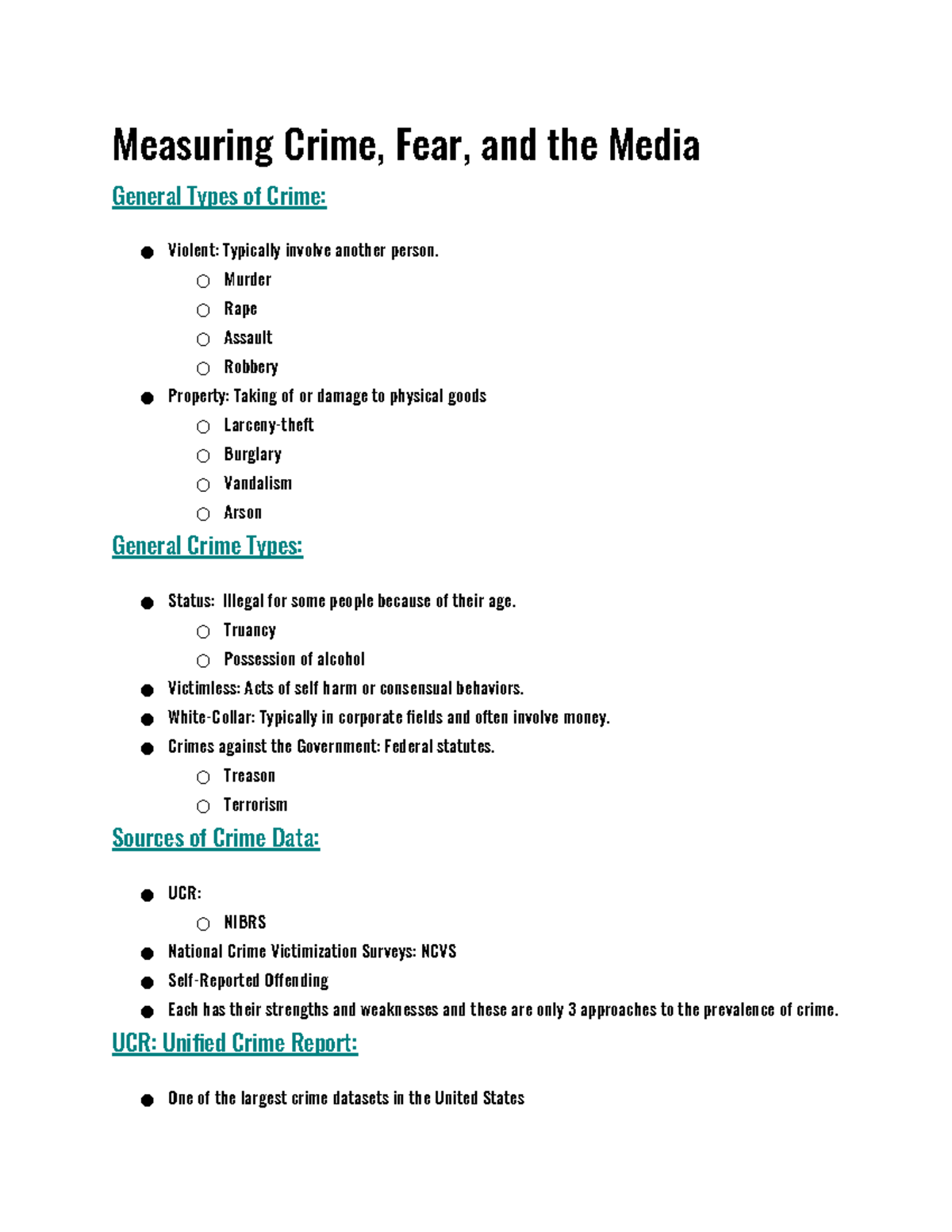 chapter-3-lecture-notes-3-measuring-crime-fear-and-the-media-general-types-of-crime-studocu