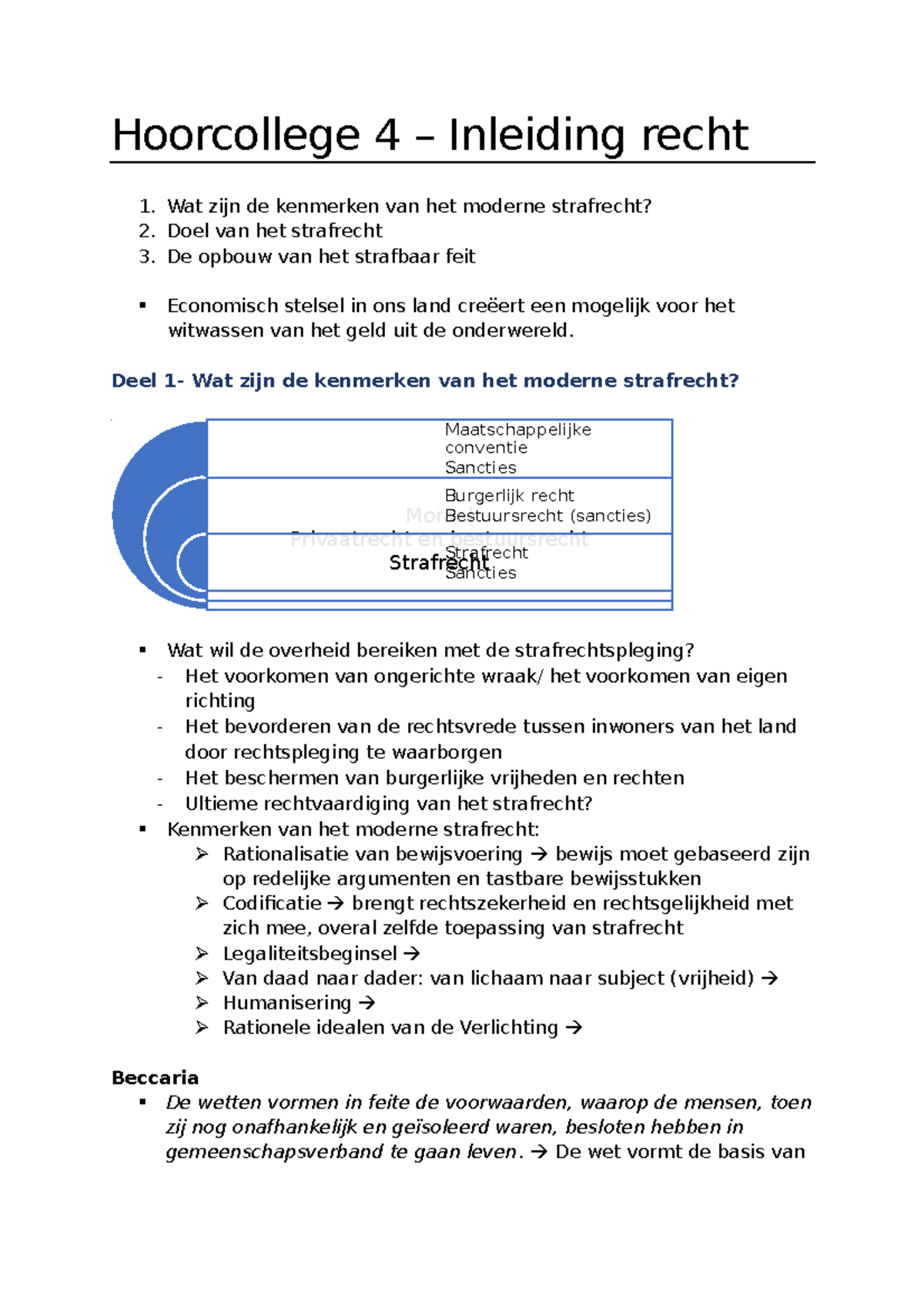 Hoorcollege 4 Inleiding Recht - Hoorcollege 4 – Inleiding Recht Wat ...